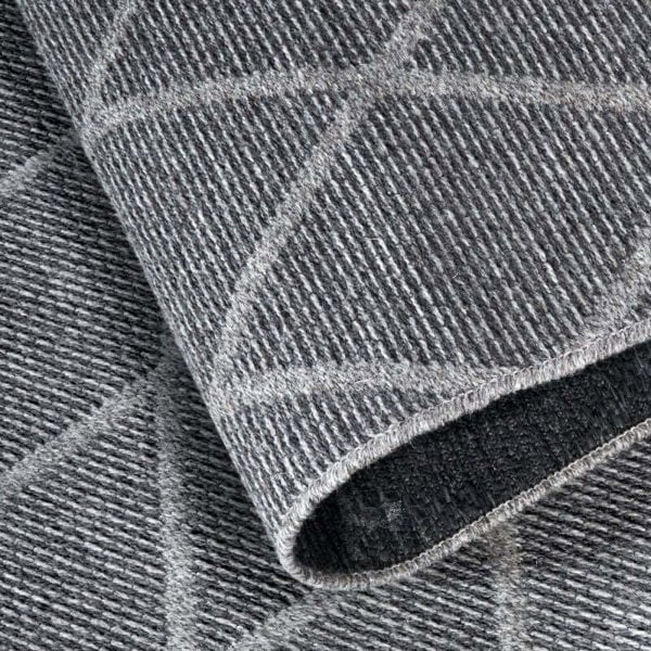 The Rugs Diamond Design Natural Wool Rug | Unique Style