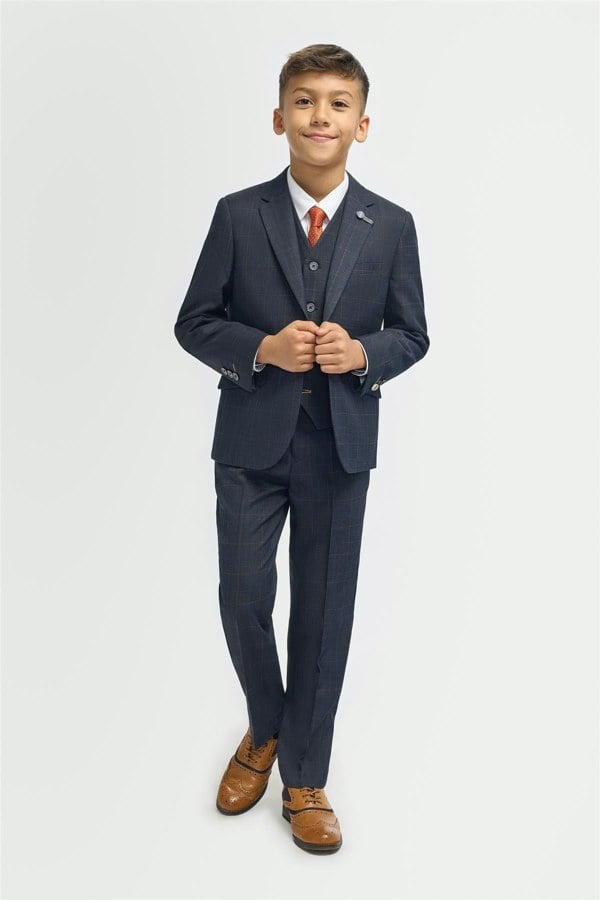 House of Cavani Boys Torino Navy Suit