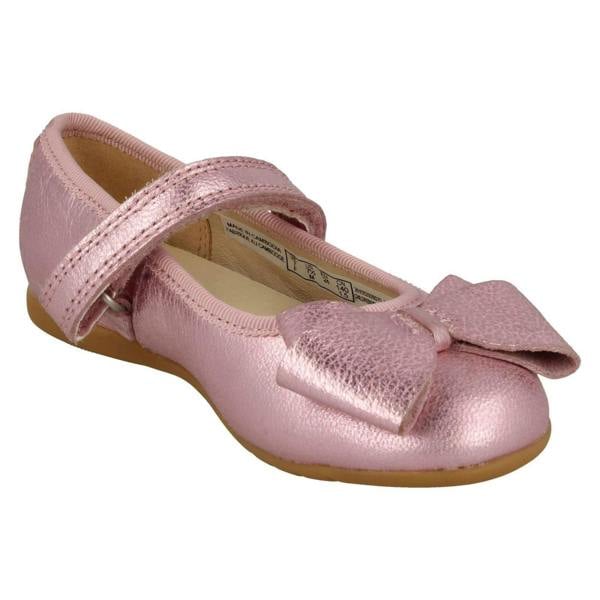 Clarks Girls Clarks Sparkly Bow Detailed Shoes Dance Bow T