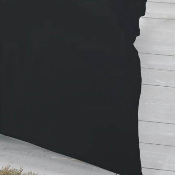 T-200 12" Fitted Sheet - Black - Single