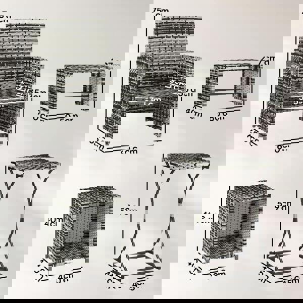 Rattan Leisure Chair Set