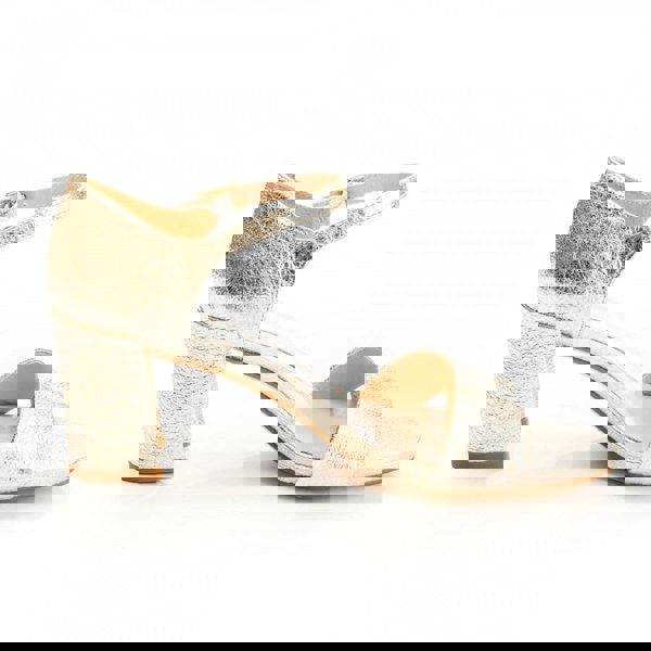 Elia B Hallie Womens Heeled Sandal - Platino