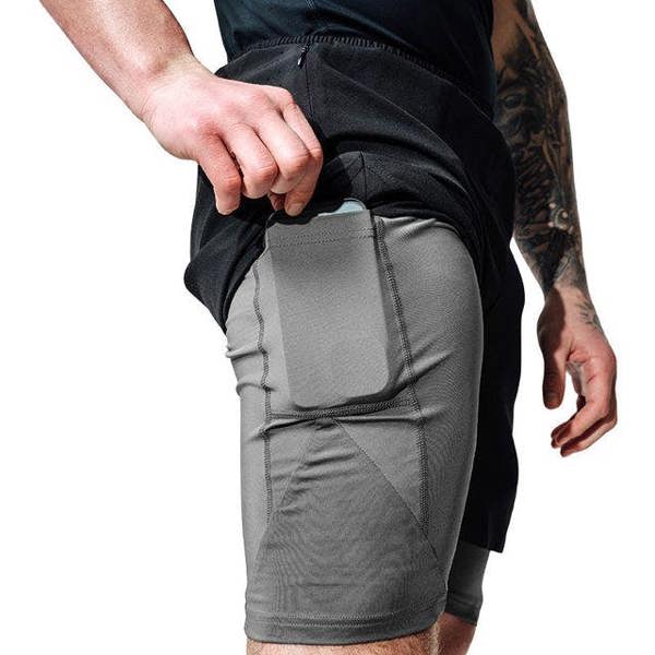 RDX Sports MMA SHORTS T16 BLACK/GREY