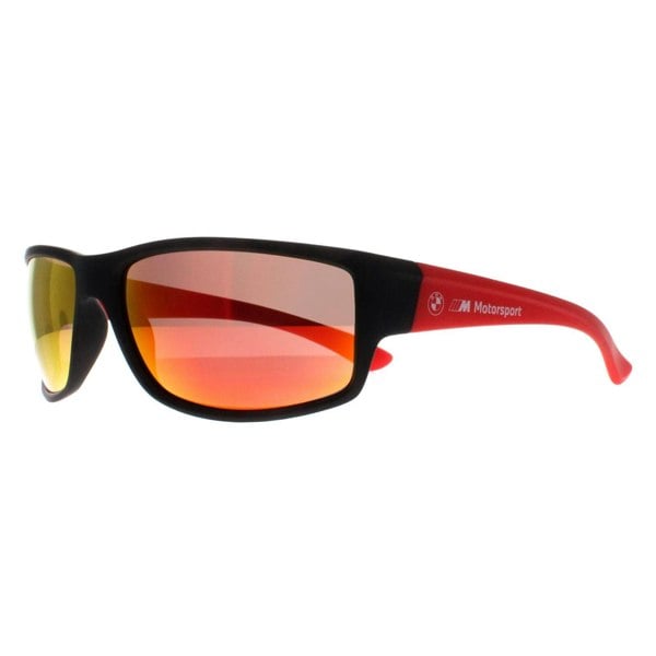 BMW Motorsport Sunglasses BS0033 02U Black Brown Mirror