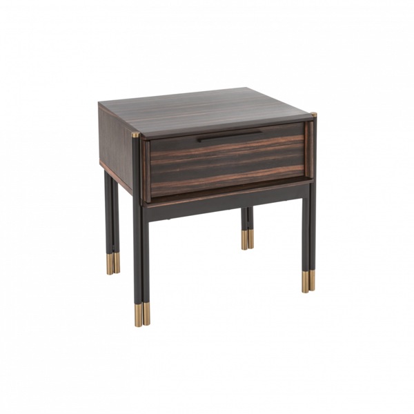 Bali Bedside Table - Ebony