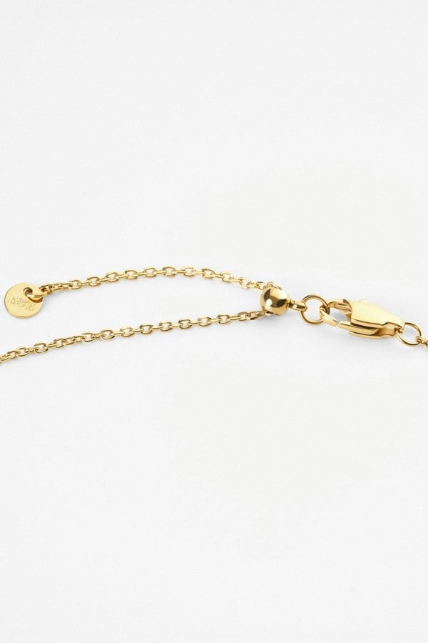 Elk & Bloom Roped Moment Twisted Horn 14K Gold Pendant Necklace