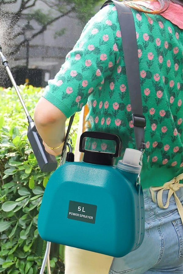 Living and Home 5L Garden Electric Sprayer USB Charging Mister with Shoulder Strap