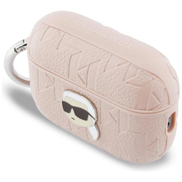 Karl Lagerfeld Monogram Karl Head Case for AirPods Pro 3 Pink - KLAP3PGKIPP