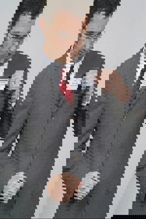 Durable CLICK FOLD Magnet Name Tag Badge Holders + Inserts | 25 Pack | 40 x 75mm