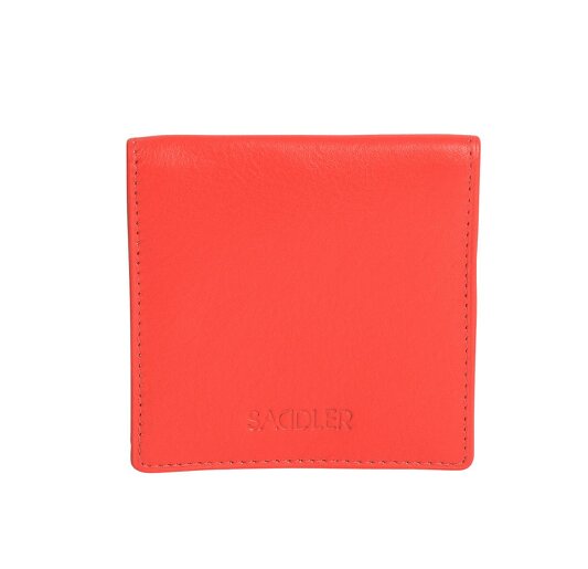 SADDLER POPPY Leather Square Mini Tray Purse