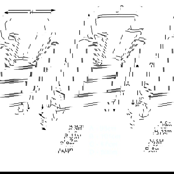 Hilliard Fullback Fabric 3 Piece Sofa Suite - 4