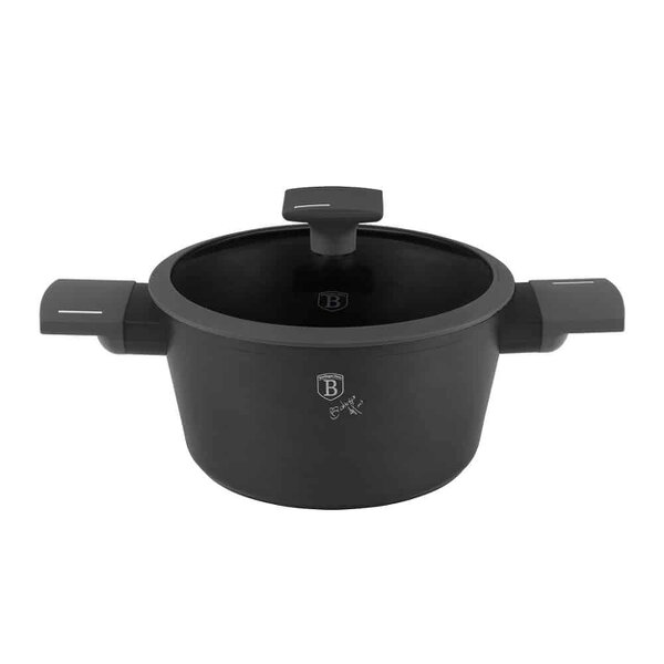 Berlinger Haus Casserole with lid, 20 cm Berlinger Haus BH8130 Anthracite
