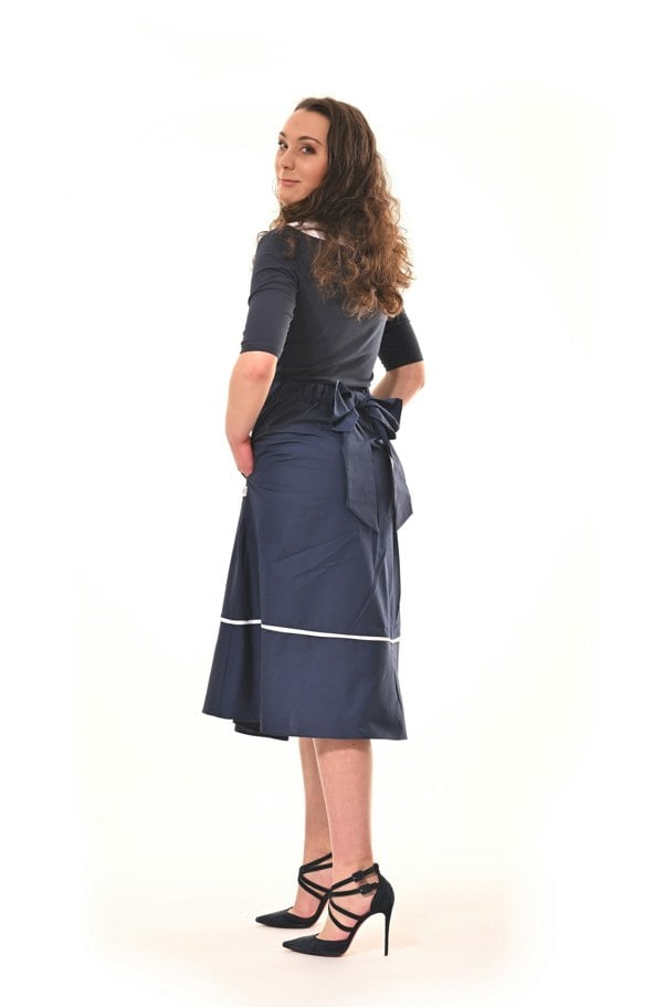 Frock Tales Boating Top - Navy And White