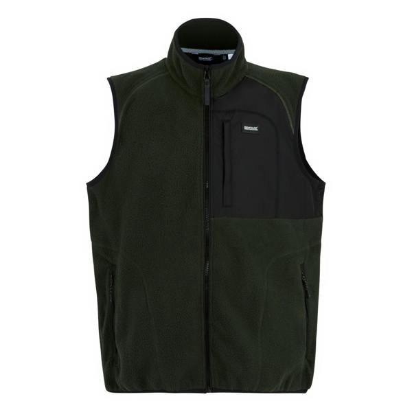 Regatta Mens Frankie Borg Body Warmer - Dark Khaki - 