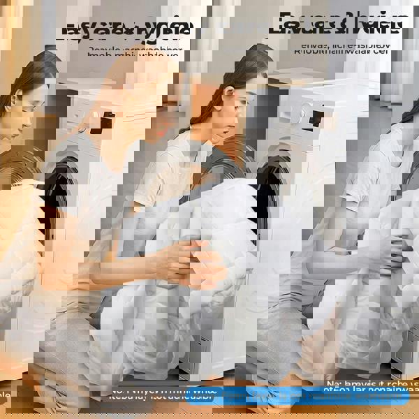 Lavio Quilted Mattress Protector King Thick Cooling Gel Memory Foam Bed Cover