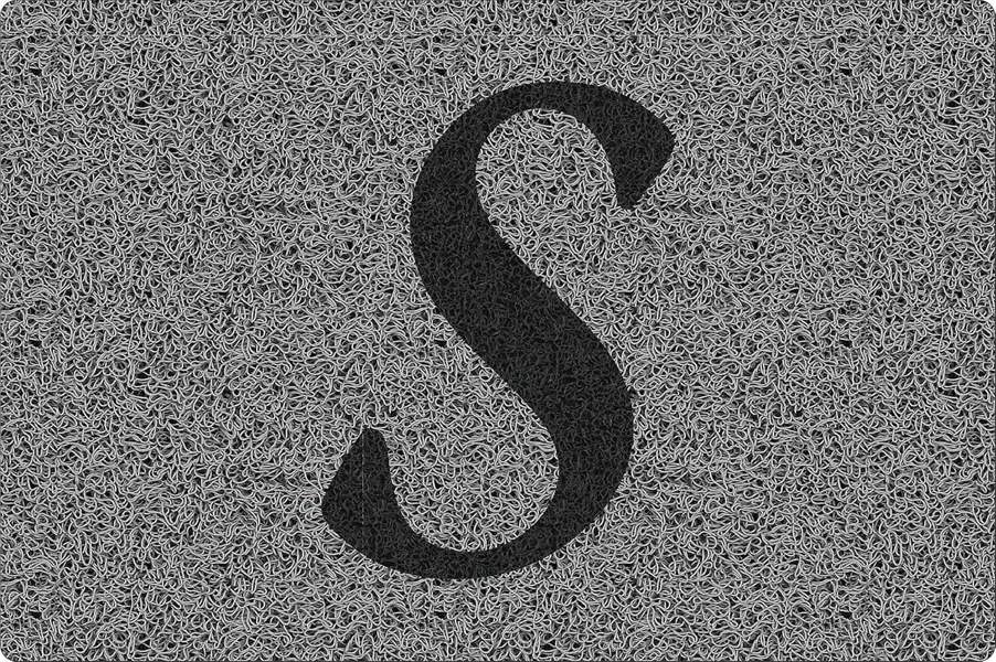 Nicoman Personalised Monogrammed Initial Letter Doormat 60 x 40cm
