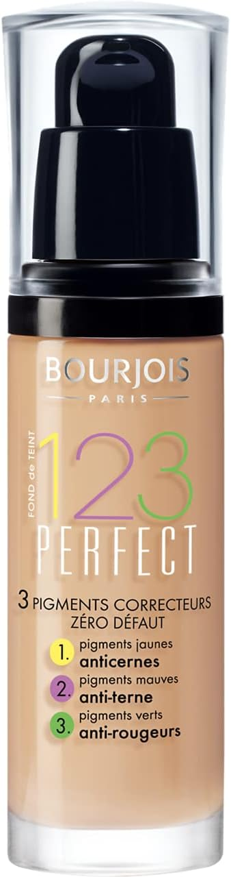 Bourjois Paris Bourjois 123 Perfect Foundation, Various Shades, 30ml