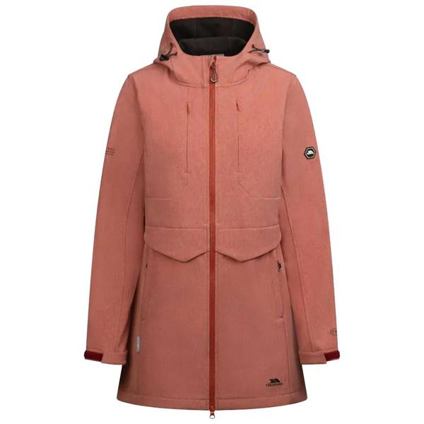 Trespass Womens/Ladies Aylmer Soft Shell Jacket - Burnt Sienna Marl - 