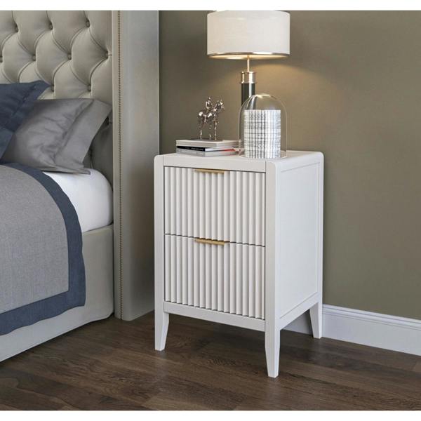 Cabinet Bits Castel 2 Drawer  Bedside Table