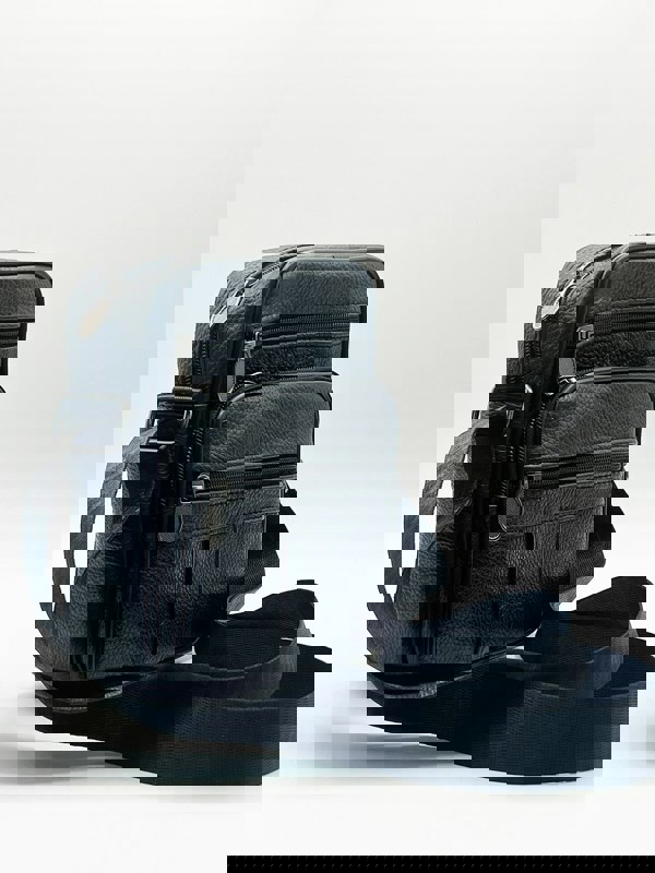 SVNX Genuine Leather Crossbody Messenger