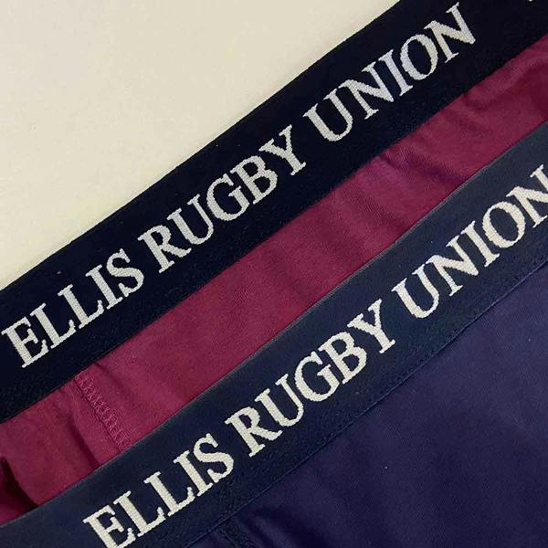 Ellis Rugby Rugby Union Boxer 2-Pack Trunks by Ellis Rugby - Navy & Purple