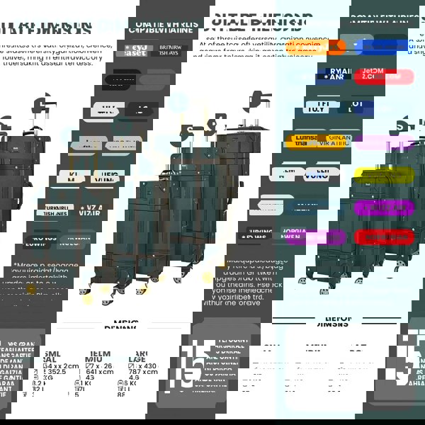 Rock Vintage - Suitcase Hard-Shell 4 Spinner Wheels Travel Bag