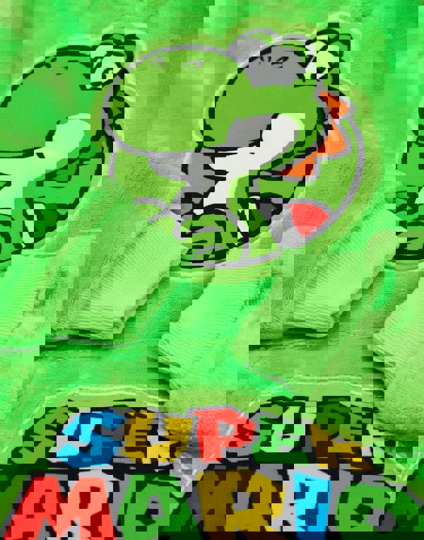 Nintendo Unisex Kids Green Yoshi Blanket Hoodie