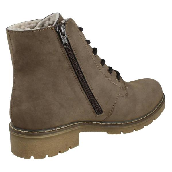 Rieker Ladies Rieker Wide Fitting Warm Lined Ankle Boots Y9103