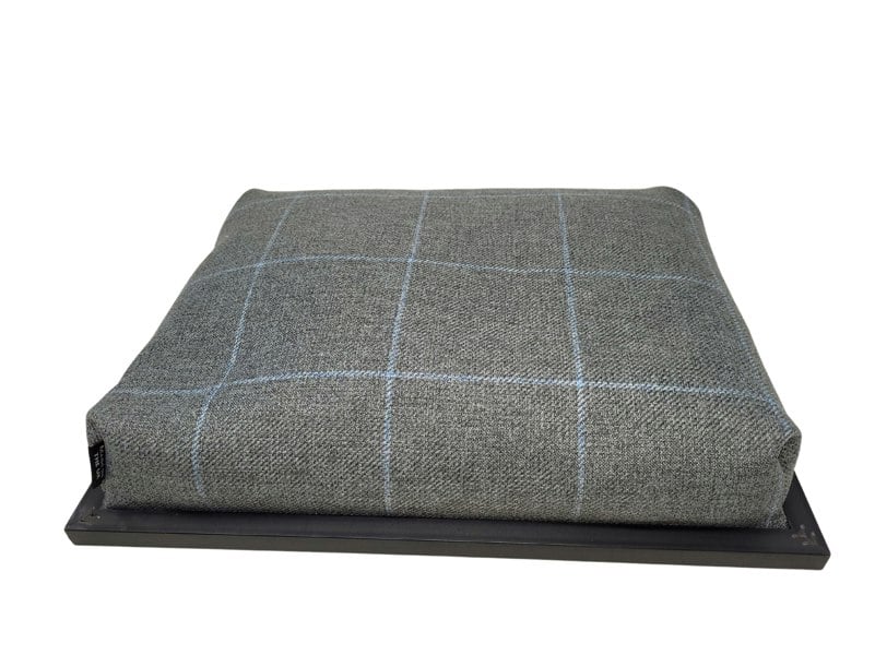 Luxury Setter Grey Tweed Lap Tray with Bean Bag Base