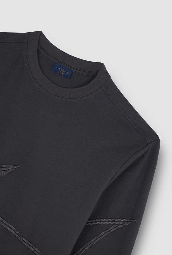 Paul & Shark Embroidered X-Soft Fleece Cotton Sweatshirt