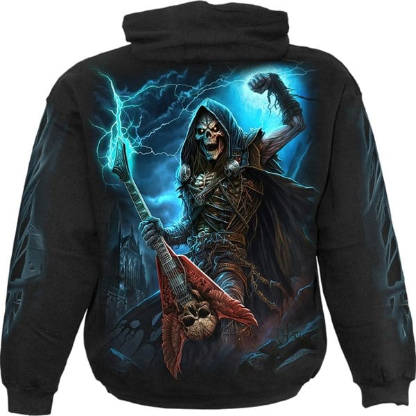 Spiral Direct Unisex Adult Dead Metal Hoodie - Black