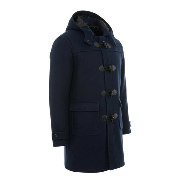 TruClothing Men's Classic Toggle Fastener Hooded Duffle Coat
