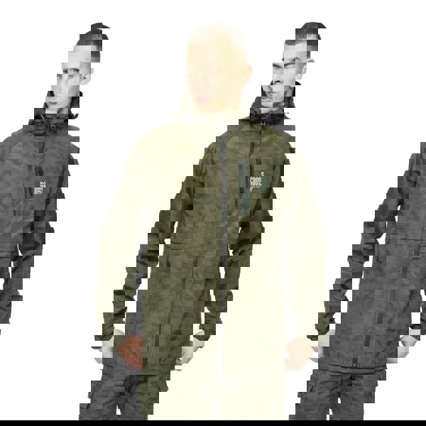 Crosshatch Mens Janscore Jacket - Deep Olive