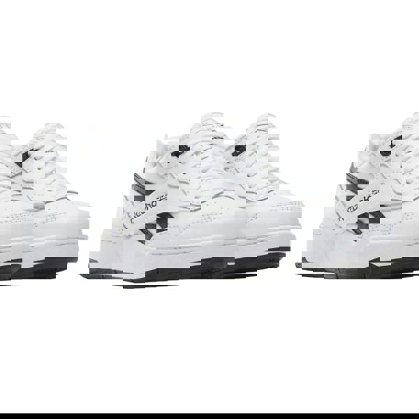 Reebok Childrens/Kids BB 4000 II Leather Trainers - White/Black - 