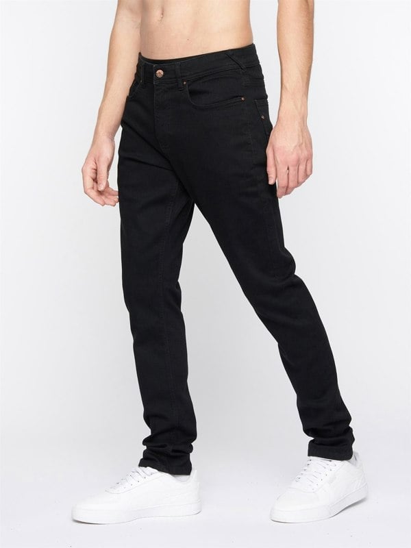 Duck and Cover Overburg Tapered Jeans Black
