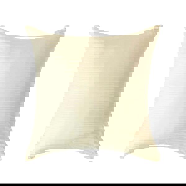 HOMESCAPES Silky 330 TC Egyptian Cotton Satin Stripe Pillowcase, European Size