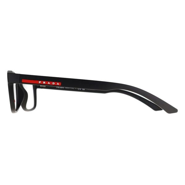 Prada Sport Glasses Frames PS06RV DG01O1 Black Rubber Men