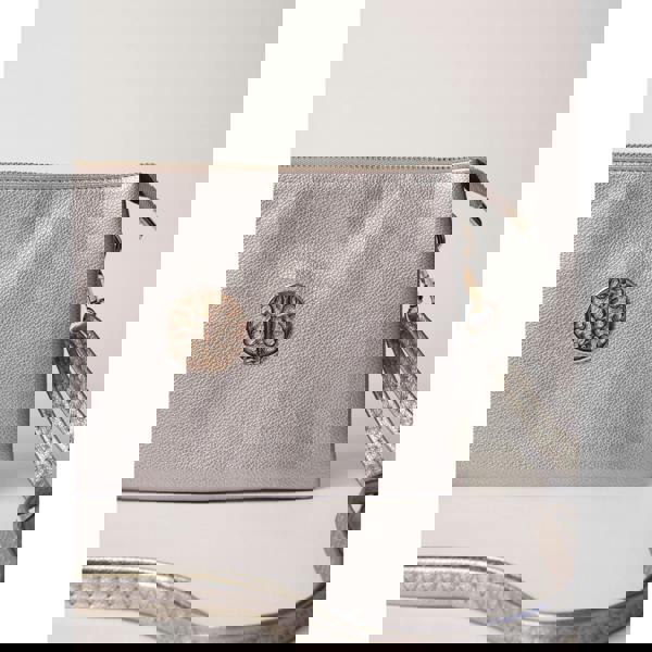 Blue Vanilla Clutch With Detachable Strap