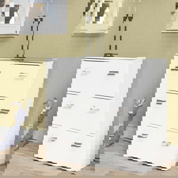 Furniture To Go Space Chest of 3 Drawers in White