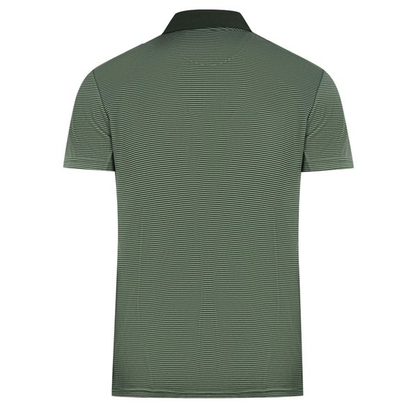 Lyle & Scott Deep Spruce Golf Microstripe Polo Shirt