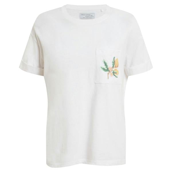 Craghoppers Womens/Ladies Citrus T-Shirt - White - 