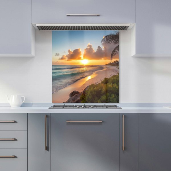 Warren Reed - Designer Sunrise On The Beach Kitchen Splashback