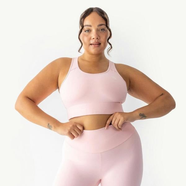 Kecks Pastel Pink Active Sports Bra