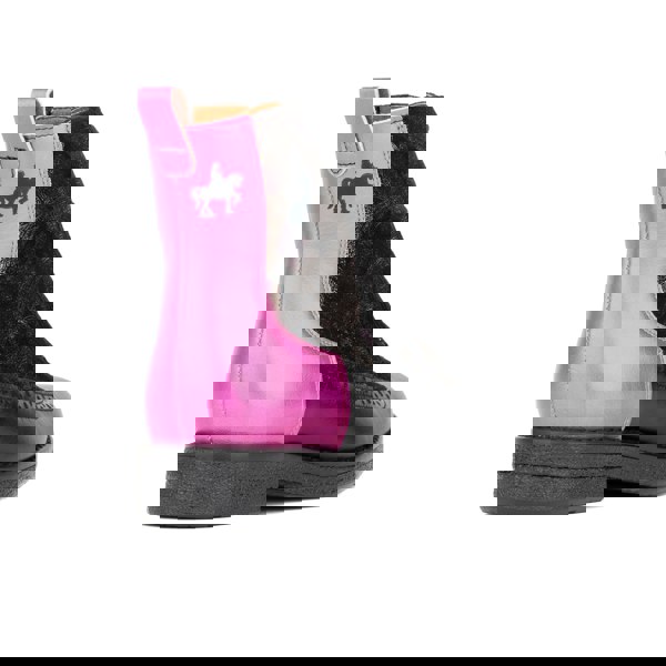 Embassy London Hatter - Dark Winter Foil & Pink - Women's Leather Ankle Lace-up Boot