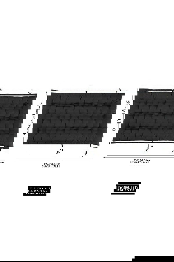 Living and Home 160*50cm Chic Recliner Garden Seat Cushion