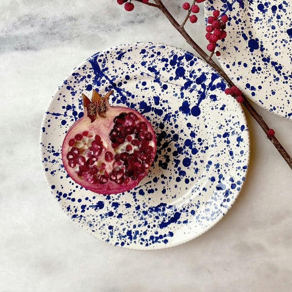 Hot Pottery Side Plate Blueberry