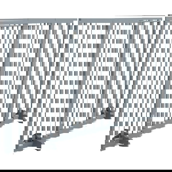 Folding Pet Gate Dog Fence Child Safety Indoor Durable Free Standing Wood Pet Gate Living and Home