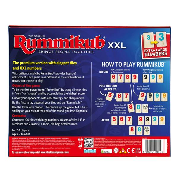 IDEAL Rummikub Game XXL Version