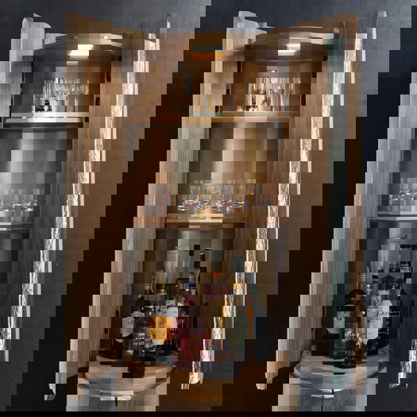 Rit Concept Sakamoto Liquor Cabinet, Wine Storage With Two Doors