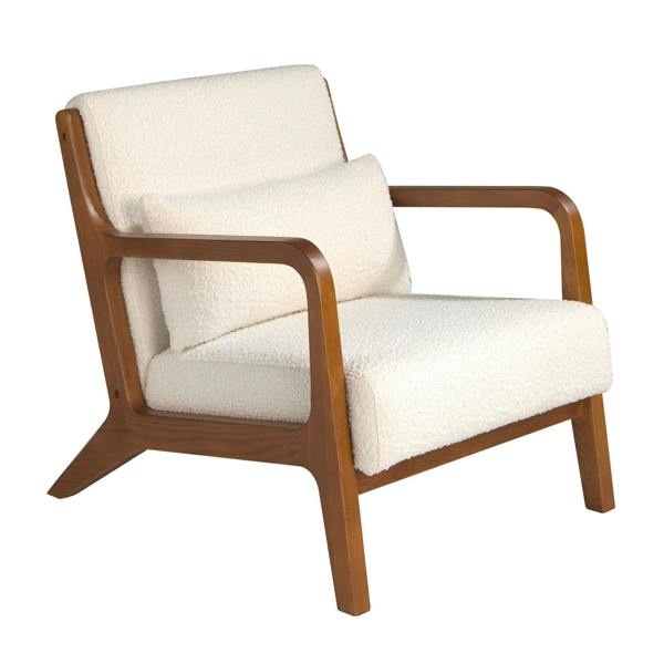 Angel Cerdá White Fabric Armchair 5100